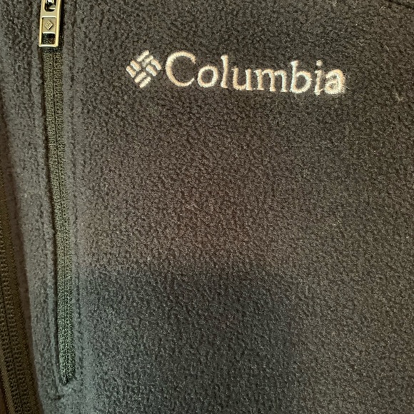 Columbia Lightweight Fleece 1/2 Zip Black Size L - Picture 2 of 8